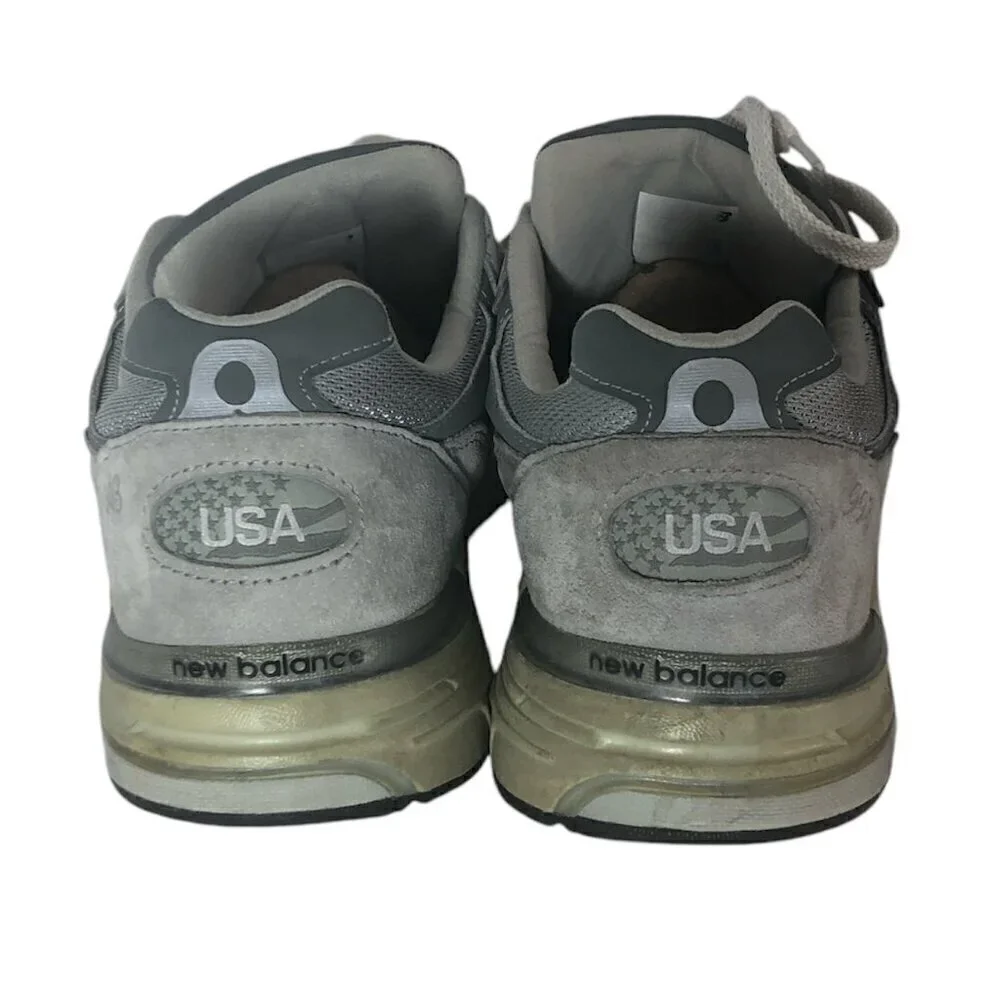 NEW BALANCE 993 Sneakers Men's Size 12 Gray Running Shoes Made In USA